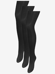 Black 3 Pack 60 Denier Opaque Tights - Image 3 of 4