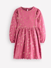 Madilim na Pink - Boden Mabel Twirly Sparkle Dress - Larawan 1 ng 3