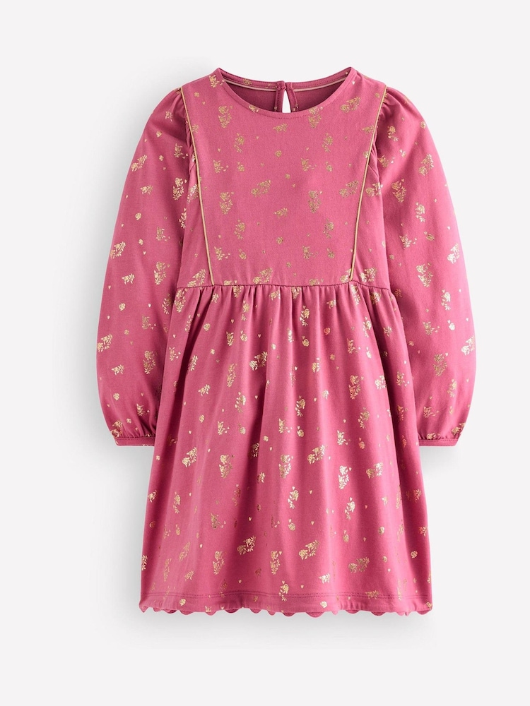 Madilim na Pink - Boden Mabel Twirly Sparkle Dress - Larawan 1 ng 3