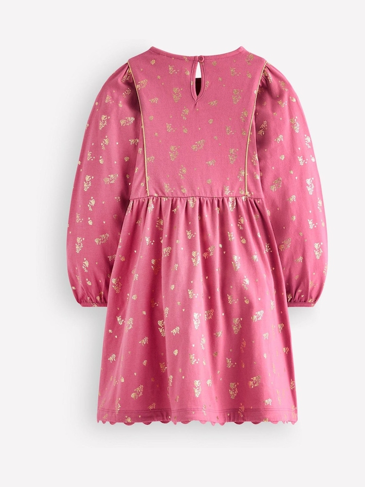 Madilim na Pink - Boden Mabel Twirly Sparkle Dress - Larawan 2 ng 3