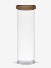 Clear Glass Pasta Jar with Bamboo Lid - Image 3 of 3