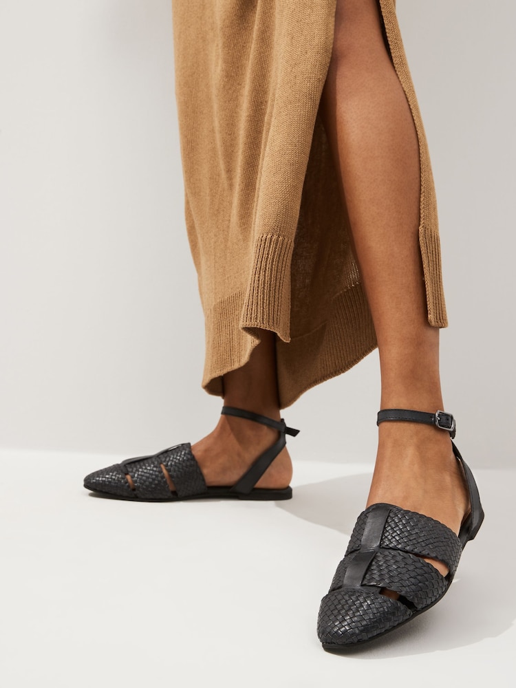 črna - Usnjeni čevlji Forever Comfort® Weave Huaraches - Slika 1 iz 8 črna - Usnjeni čevlji Forever Comfort® Weave Huaraches - Slika 1 iz 8