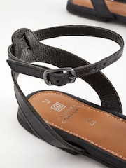 črna - Usnjeni čevlji Forever Comfort® Weave Huaraches - Slika 6 iz 8