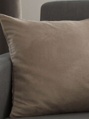 Catherine Lansfield Natural Faux Suede Cushion - Image 1 of 2