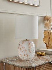 Brass Confetti Glass Table Lamp - Image 2 of 5