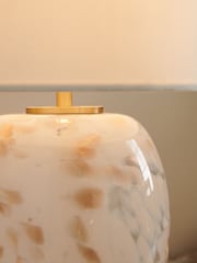 Brass Confetti Glass Table Lamp - Image 3 of 5