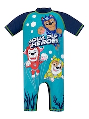 Character Silver PAW Patrol Aqua Pups Rash Suit - Image 1 of 7