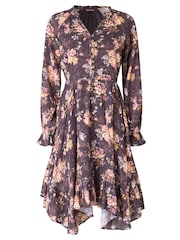 Joe Browns Antique Florals Dippy Hem Midi Dress - Billede 5 af 5