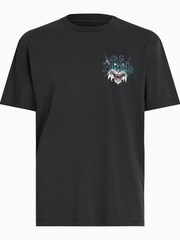 AllSaints Black Tomcat Crew Shirt - Image 7 of 7
