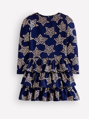 Boden Blue Cora Jersey RaRa Dress - Image 2 of 3