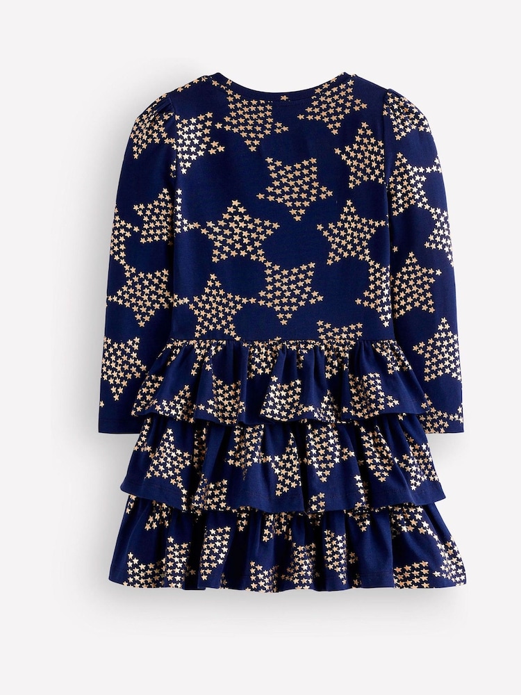 Boden Blue Cora Jersey RaRa Dress - Image 2 of 3
