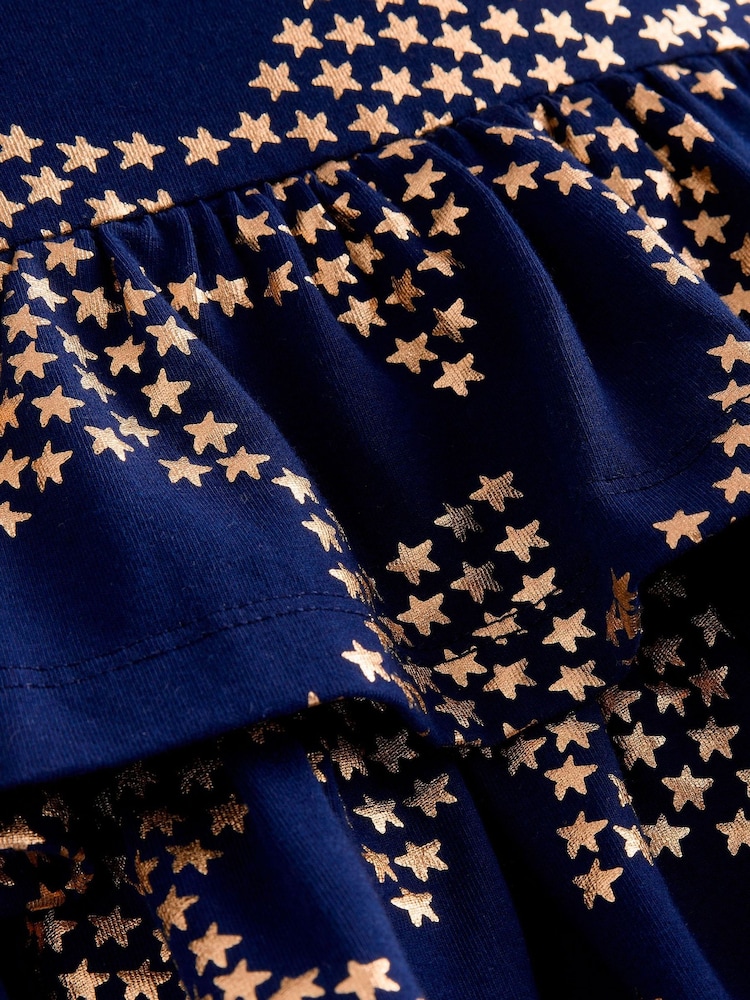 Boden Blue Cora Jersey RaRa Dress - Image 3 of 3