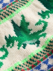 Boden Dark Blue Fair Isle Jumper - Image 3 of 3