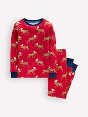 Boden Red Snug Glow-In-The-Dark Pyjamas - Image 1 of 3