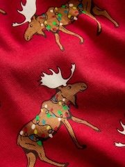 Boden Red Snug Glow-In-The-Dark Pyjamas - Image 3 of 3
