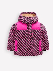 Boden Pink Borg Lined Puffer Coat - Image 1 of 5