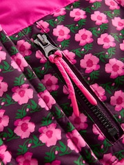 Boden Pink Borg Lined Puffer Coat - Image 3 of 5