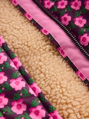 Boden Pink Borg Lined Puffer Coat - Image 5 of 5