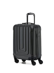 Flight Knight 55x40x20cm Ryanair Priority 8 Wheel ABS Hard Case Cabin Carry On Hand Luggage - Image 1 of 7