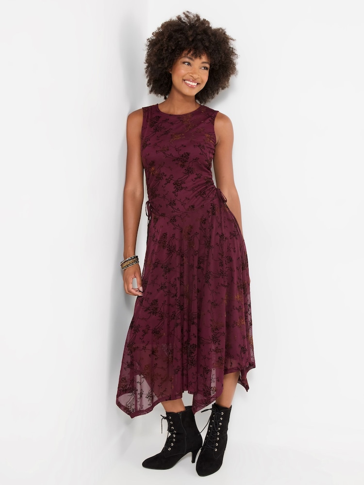 Joe Browns Дитаның Flocked Dippy Hem Maxi көйлегі - 5суретінің 1 суреті Joe Browns Дитаның Flocked Dippy Hem Maxi көйлегі - 5суретінің 1 суреті