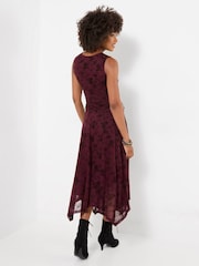 Joe Browns Дитаның Flocked Dippy Hem Maxi көйлегі - 5суретінің 3 суреті