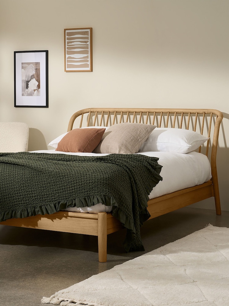 MADE.COM Oak Tacoma Bed - Image 1 of 3