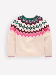 Boden Natural Eleanor Fair Isle Jumper - Image 2 of 3