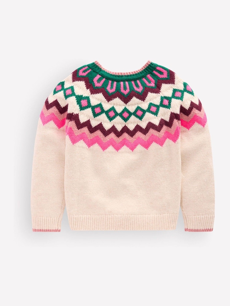 Boden Natural Eleanor Fair Isle Jumper - Image 2 of 3
