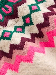 Boden Natural Eleanor Fair Isle Jumper - Image 3 of 3