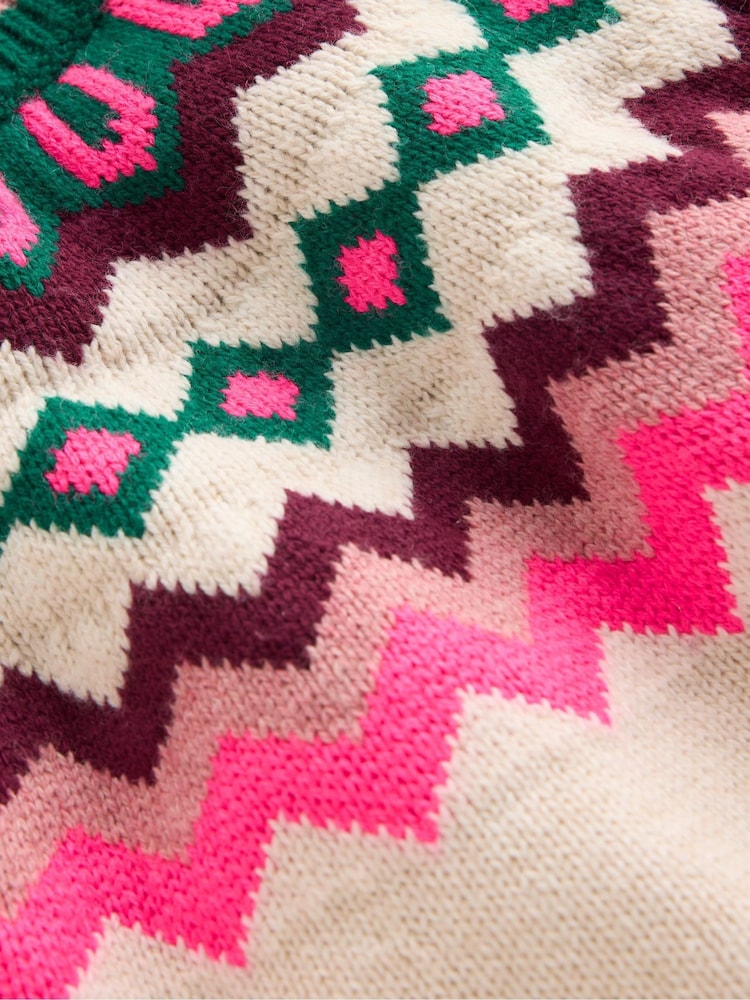 Boden Natural Eleanor Fair Isle Jumper - Image 3 of 3