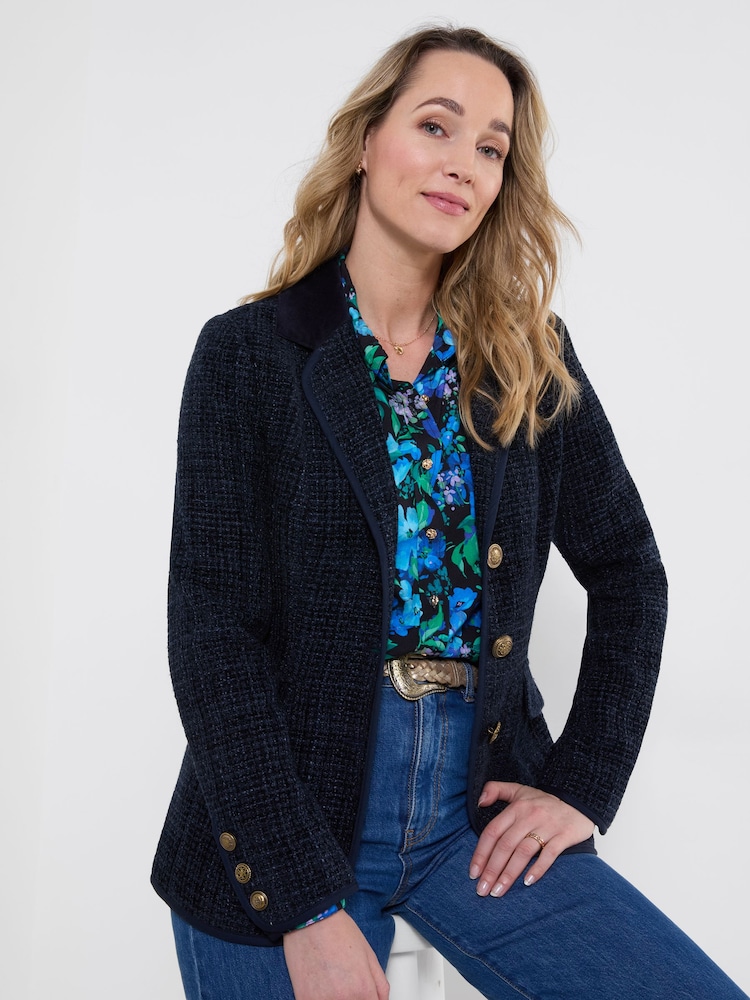 Joe Browns Blue Joe's Favourite Forever Jacket - Image 1 of 5 Joe Browns Blue Joe's Favourite Forever Jacket - Image 1 of 5
