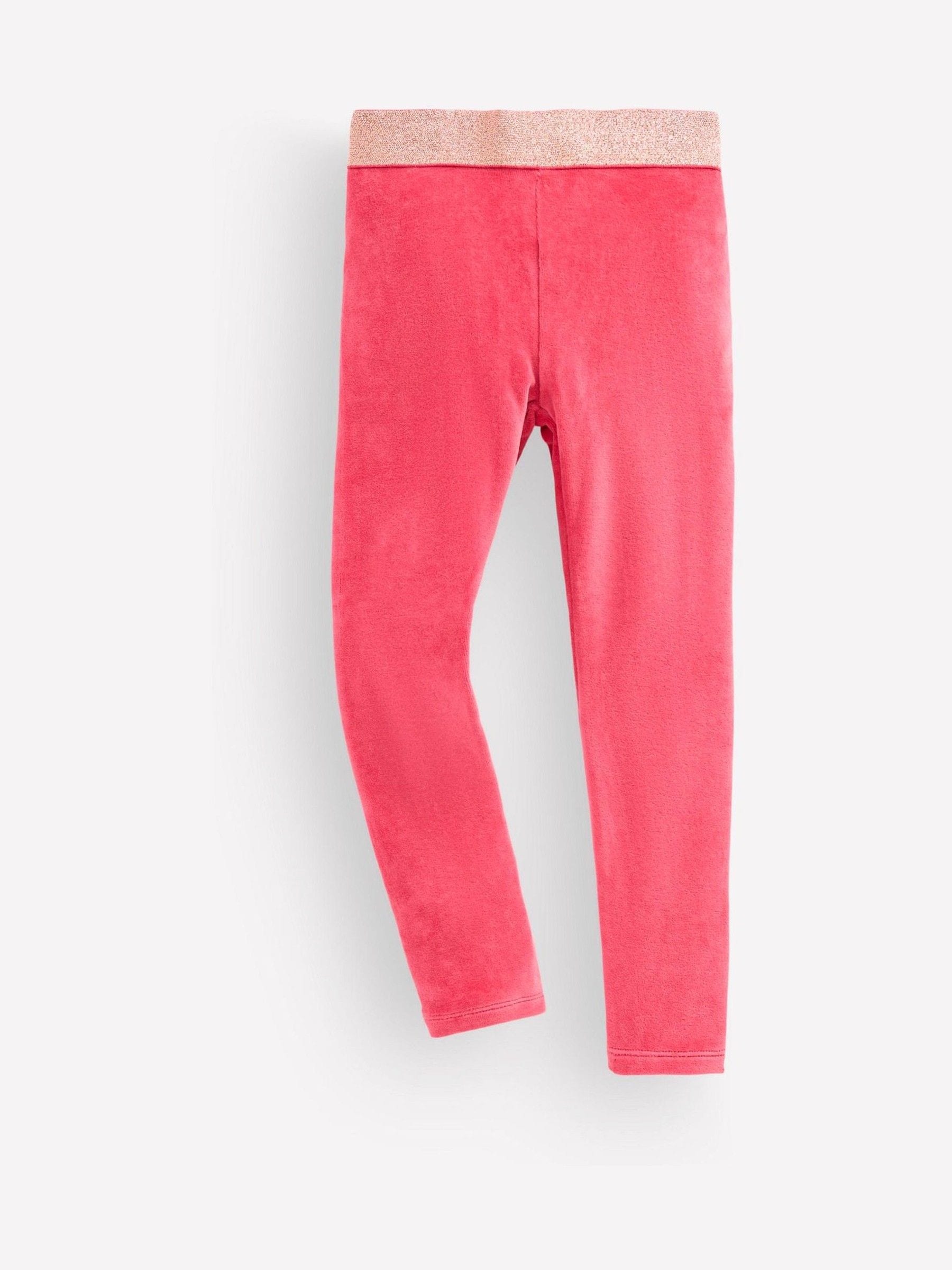 Boden Unisex Kids Red Velvet Leggings