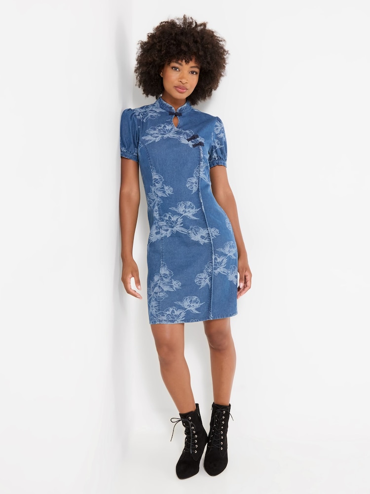 Joe Browns Jessie Denim Jacquard -minimekko - Kuva 1 / 5