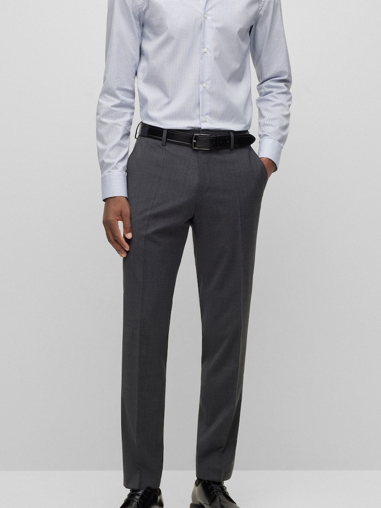 Grau - BOSS, Slim-Fit-Anzughose - Bild 1 von 6