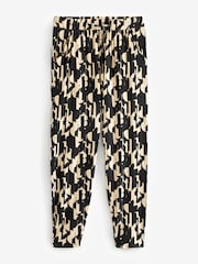 Black/Cream Jersey Joggers - Image 5 of 6