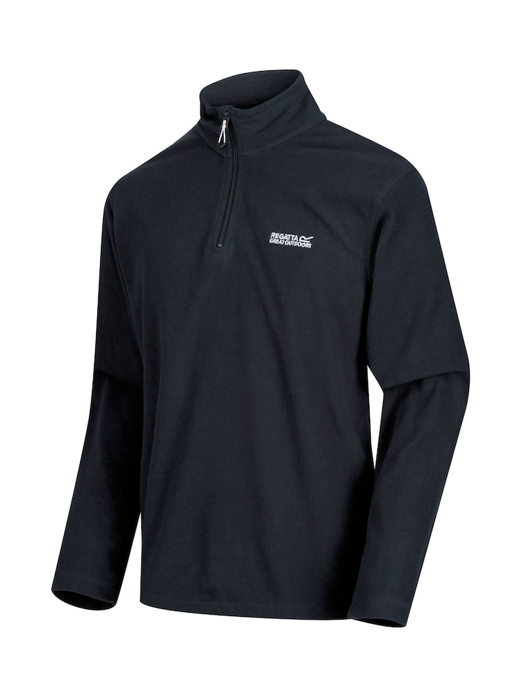 Regatta Navy Blue Mens Thompson Lightweight Half Zip Fleece - Image 5 of 7