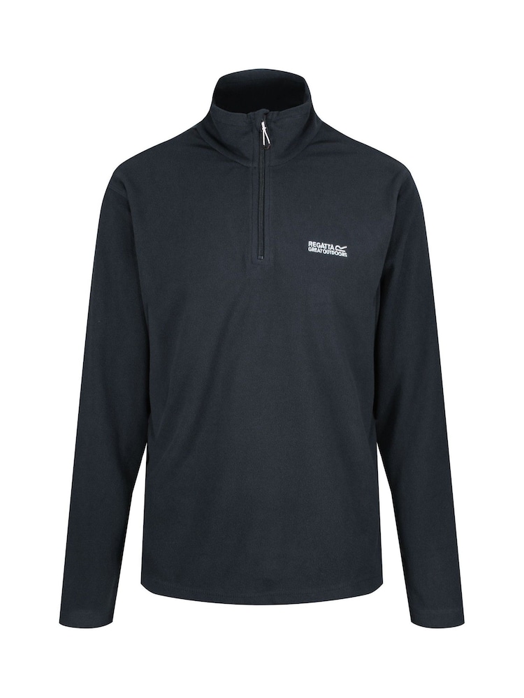 Regatta Navy Blue Mens Thompson Lightweight Half Zip Fleece - Image 6 of 7