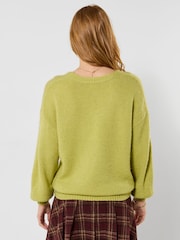 Joe Browns Green Oh So Cosy V-Neck Jumper - Image 3 of 6