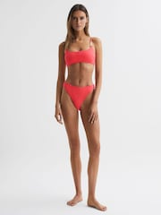 Reiss Coral Miley Square Neck Chain Bikini Top - Image 3 of 5