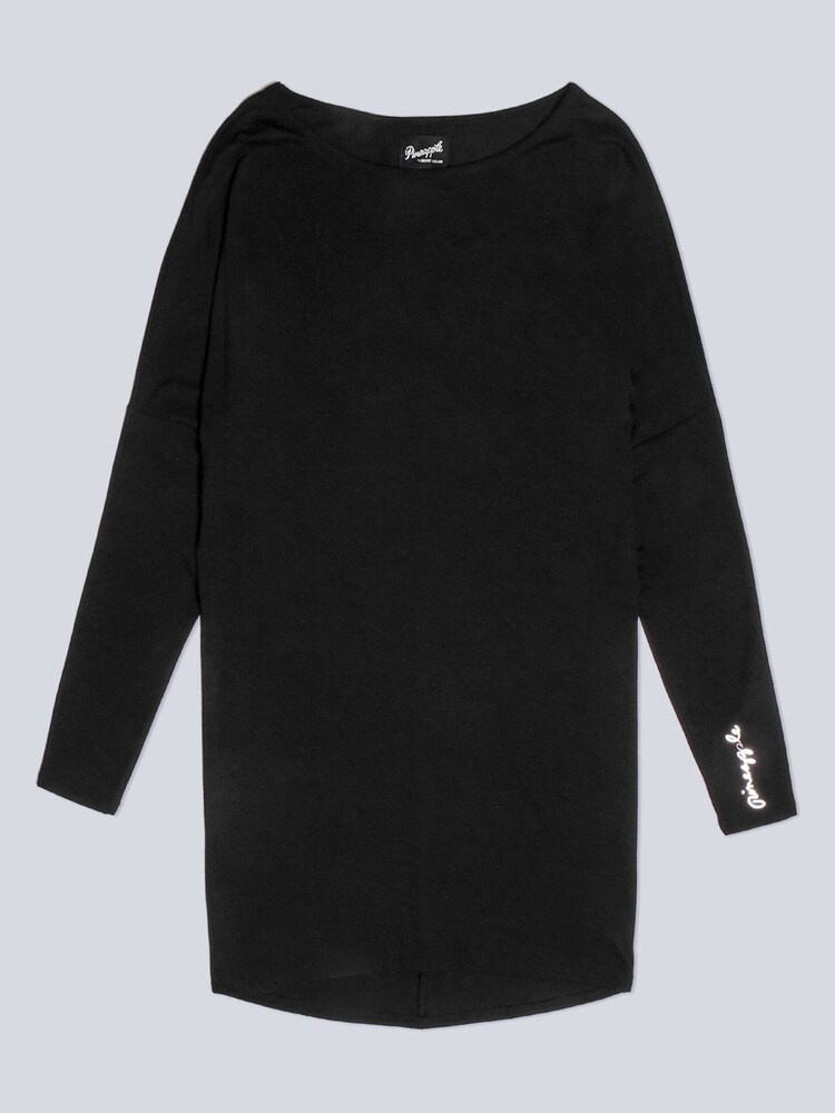 Pineapple Black Monroe Womens Long Sleeve Jersey Dress - Image 5 of 5 Pineapple Black Monroe Womens Long Sleeve Jersey Dress - Image 5 of 5
