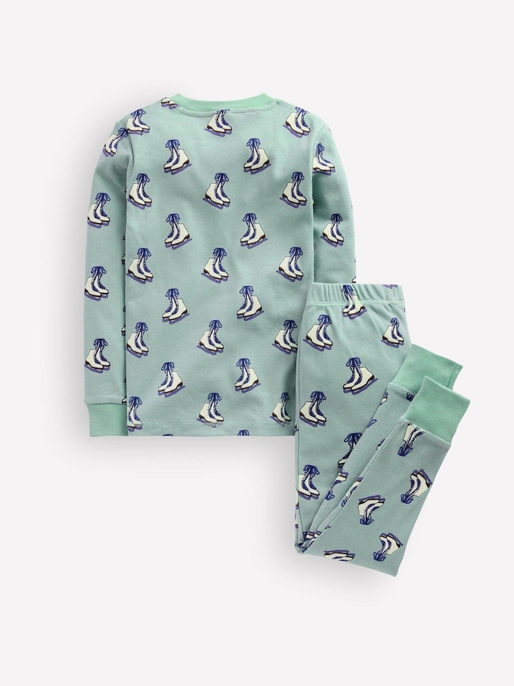 Boden Green Snug Glow-In-The-Dark Pyjamas - Image 2 of 3 Boden Green Snug Glow-In-The-Dark Pyjamas - Image 2 of 3