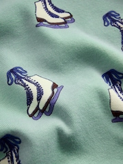 Boden Green Snug Glow-In-The-Dark Pyjamas - Image 3 of 3