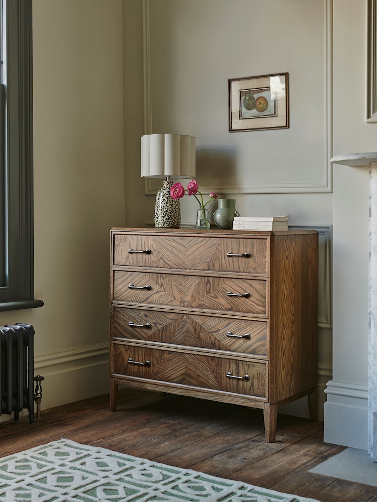 Nina Campbell Brown 4 Drawer Tedworth Chest - Image 1 of 7