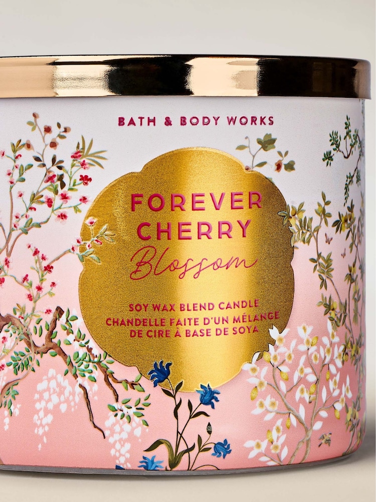 Bath & Body Works Forever Cherry Blossom Candle 411g - Image 2 of 3 Bath & Body Works Forever Cherry Blossom Candle 411g - Image 2 of 3