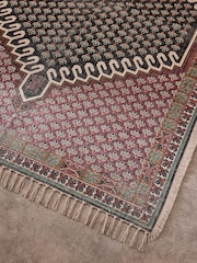 French Connection Pink 100% Cotton Poppyfield Rug - Image 2 of 4