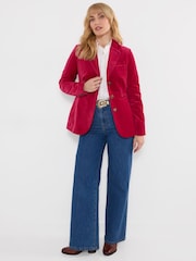 Joe Browns Pink Magnificent Moleskin Blazer Jacket - Image 3 of 6