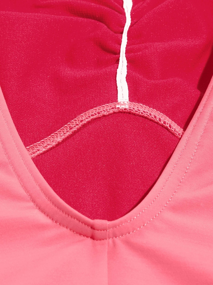 Speedo Womens Pink Shaping AquaNite 1 Piece Swimsuit - Image 9 of 9