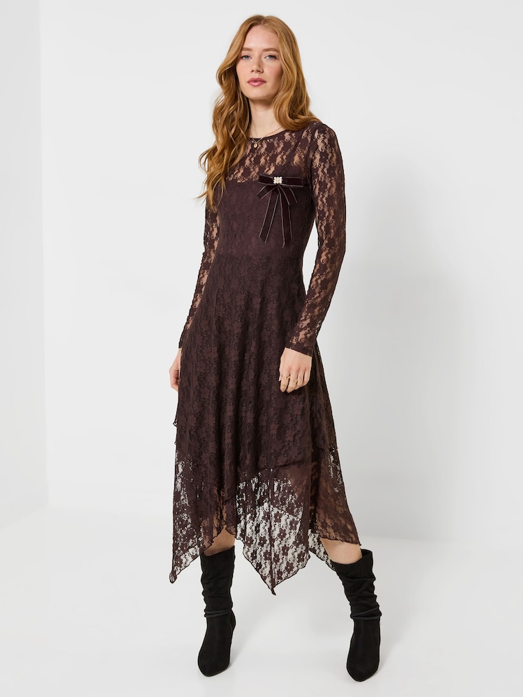 dark brown wooden dresser Moe's Home Collection York 6 Drawer Color:Tan Rustic White BFS ball bearing drawer glides mainmaternitywomen Brown Compression Dress Socks