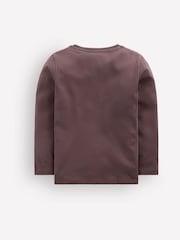 Boden Brown Long Sleeve Superstitch T-Shirt - Image 2 of 3