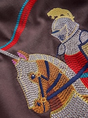 Boden Brown Long Sleeve Superstitch T-Shirt - Image 3 of 3